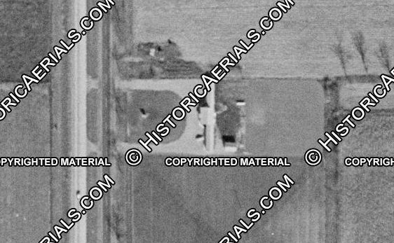 Sunset Motel - 1956 Aerial Photo (newer photo)